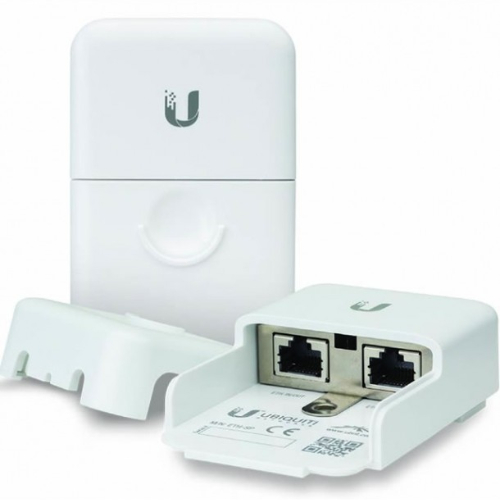 Ubiquiti Ethernet Surge Protector, engineered to protect any Power-over-Ethernet (PoE) or Non-PoE device with connection speeds of up to 1 Gbps