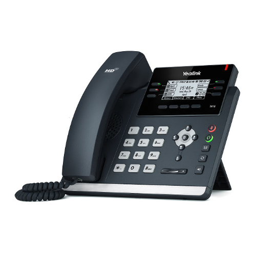Yealink T41S 6 Line IP phone, 2.7"192x64 pixel graphical LCD with backlight, 2x 10/100 Ports, 6 Program keys/BLF/XML/HDV, 1x USB Port, Opus Suppor