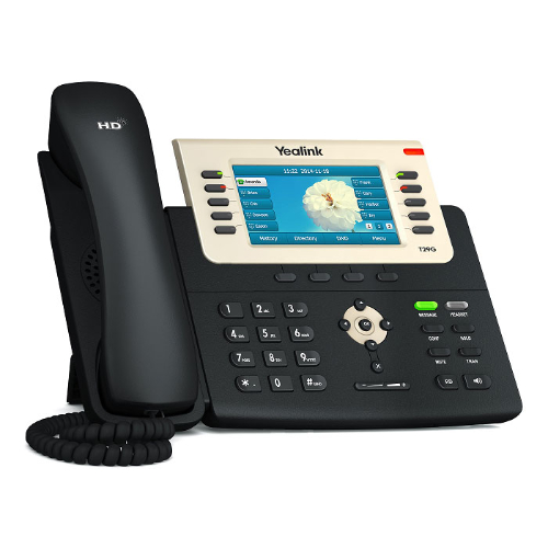 Yealink T29G 6 Line IP phone, 480x272 LCD, 27 Program keys/BLF/XML/PoE/HDVEHS support/Dual Gigabit Ports. 1 USB Port for BT40