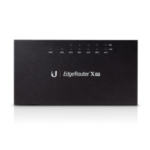 Ubiquiti EdgeRouter X - 5-Port Gigabit Router, 1 SFP - 24v Passive PoE Out (Limited) - 880MHz Dual Core Processor - 256MB RAM